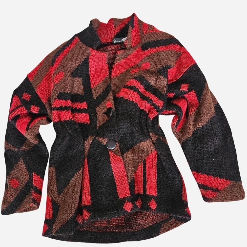 Vintage Richard Martin mohair blend cardigan sweater M dead stock NOS
